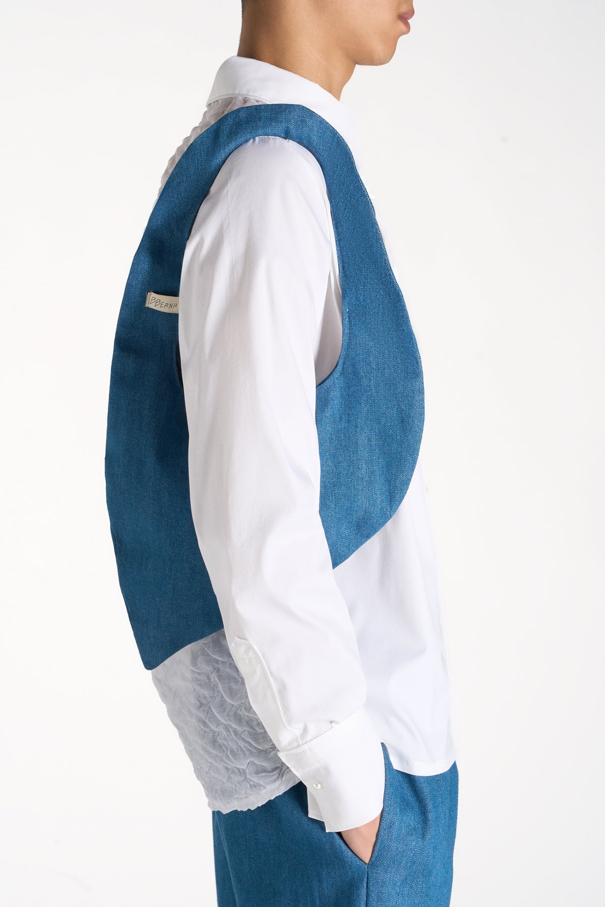 WING BAG IN DENIM BLU