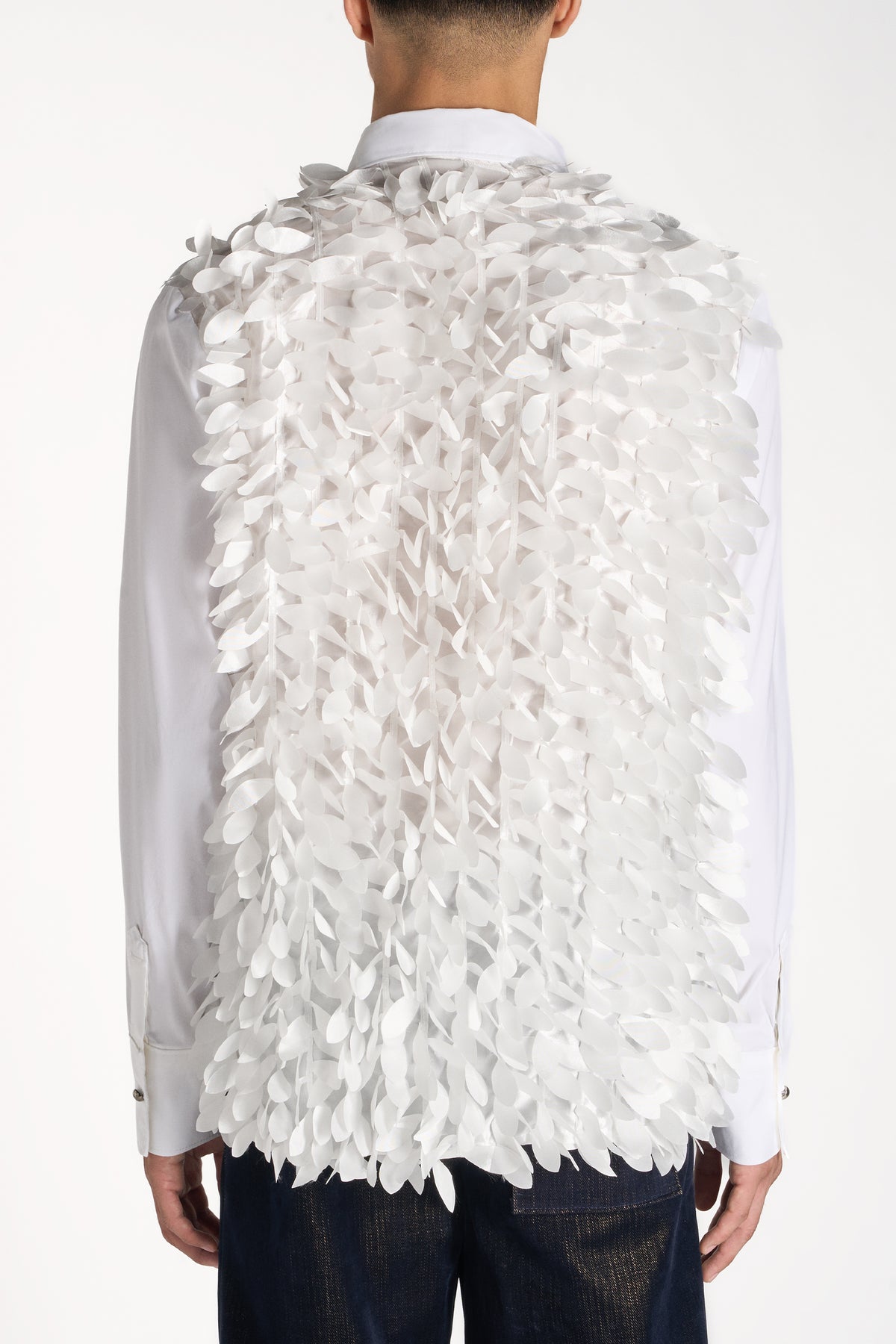 CAMICIA BIANCA CON SCAGLIE